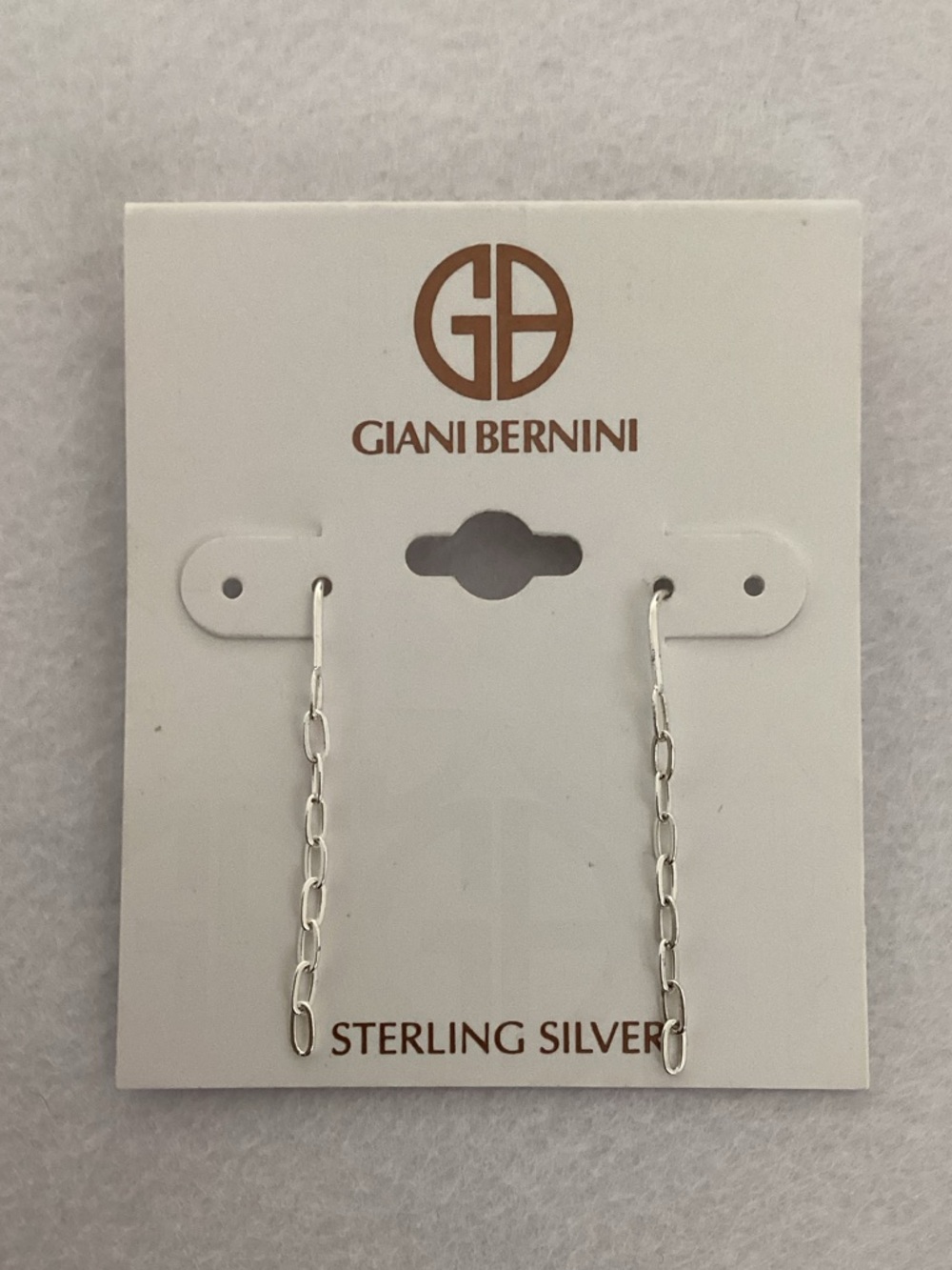 Giani Bernini Sterling Silver Chain Drop Earrings